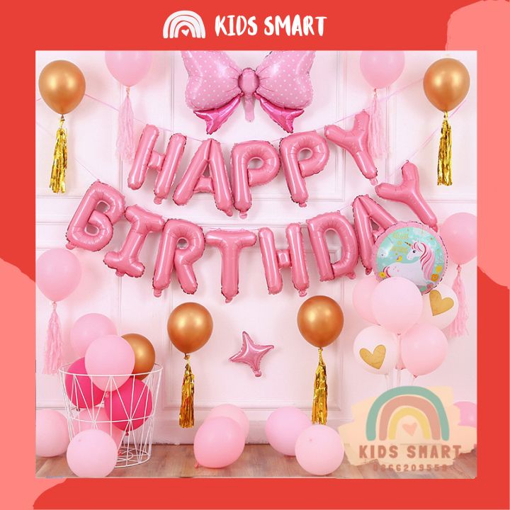 Set trang trí sinh nhật cho bé gái siêu xinh🌺 sale sập sàn🌺 combo trang trí sinh nhật, tiệc thôi nôi, đầy tháng