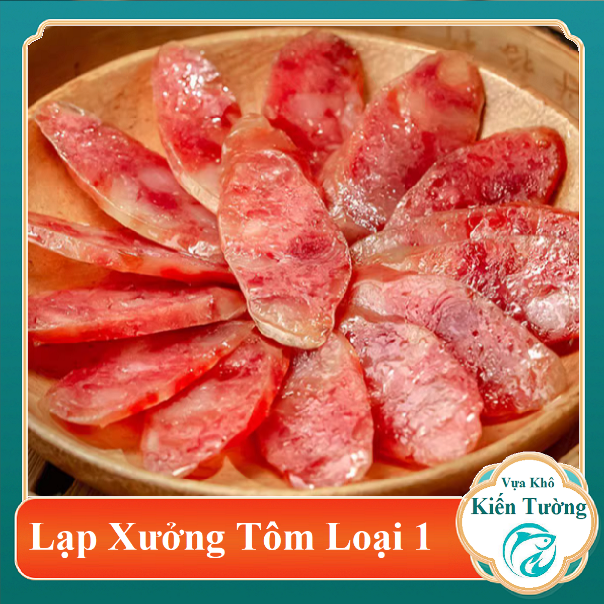 1 kg LẠP XƯỞNG TÔM (loại dài) đặc sản Minh Triết-Vựa Khô Kiến Tường