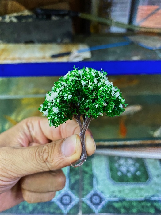 "Hoàn tiền đến 10%" CÂY GIẢ TRANG TRÍ BỂ CÁ, CHẬU CÂY CẢNH CAO 6 CM MẪU 1