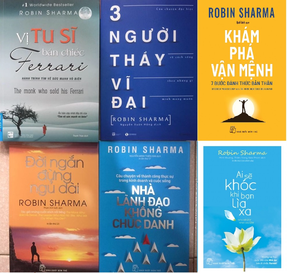 Nguyetlinhbook - Combo 6 Cuốn Của Robin Sharma.