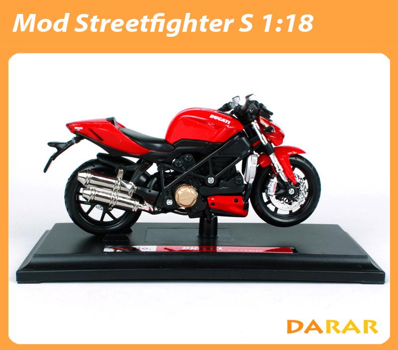 MÔ HÌNH XE MOTO Siêu xe Ducati mod Streetfighter S 2010 - MAISTO tỷ lệ 1:18