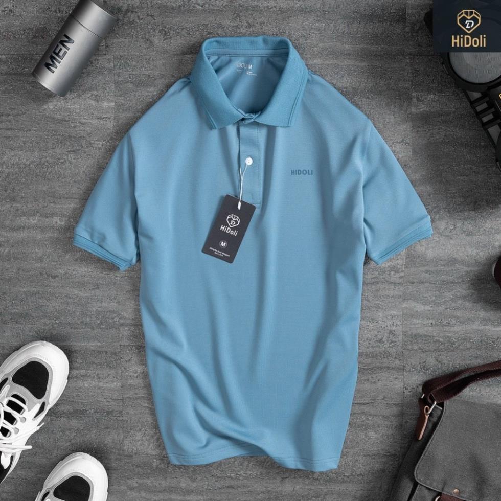 Áo thun polo nam trơn vải Cotton cao cấp co giãn thấm hút mồ hôi - Hàng chất lượng cao