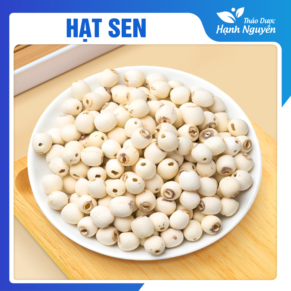 Hạt sen bở 100g, hạt sen khô nấu chè, cháo, hầm canh bổ dưỡng, tốt cho cả người lớn và trẻ nhỏ