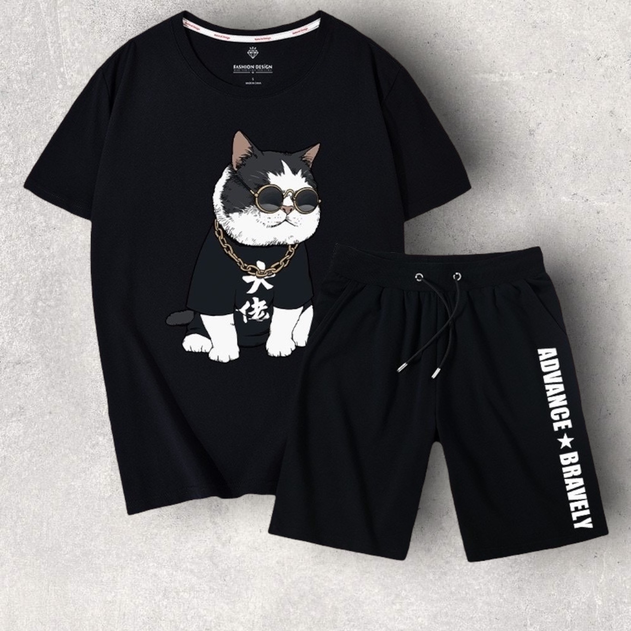 [Tặng Vòng Tay Dễ Thương]ĐỒ BỘ THỂ THAO SET BỘ THỂ THAO IN HÌNH CON MÈO ĐEO MẮT KÍNH SIÊU NGẦU TẬP GYM HAY ĐI CHƠI ĐỀU ĐẸP MẪU MỚI NHẤT