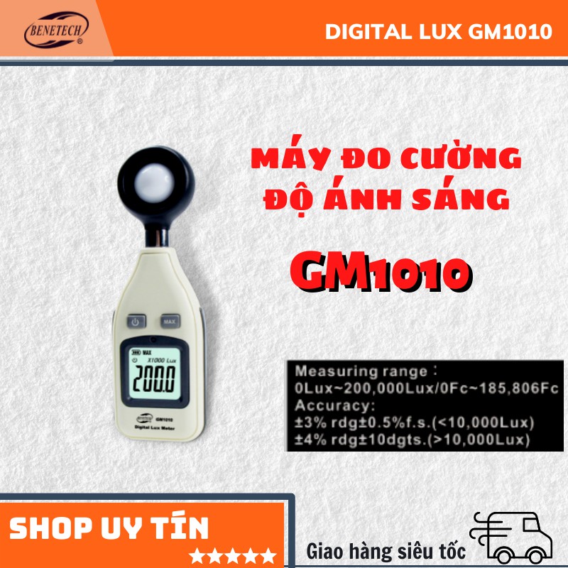 Máy đo cường độ ánh sáng Benetech GM1010