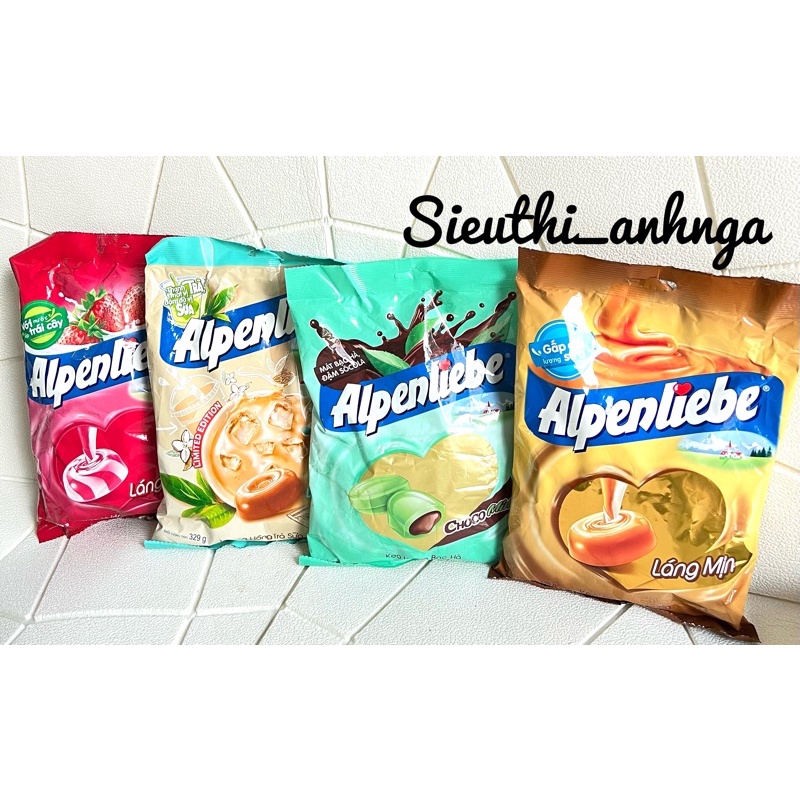 Kẹo alpenlibe nhiều vị gói 329g