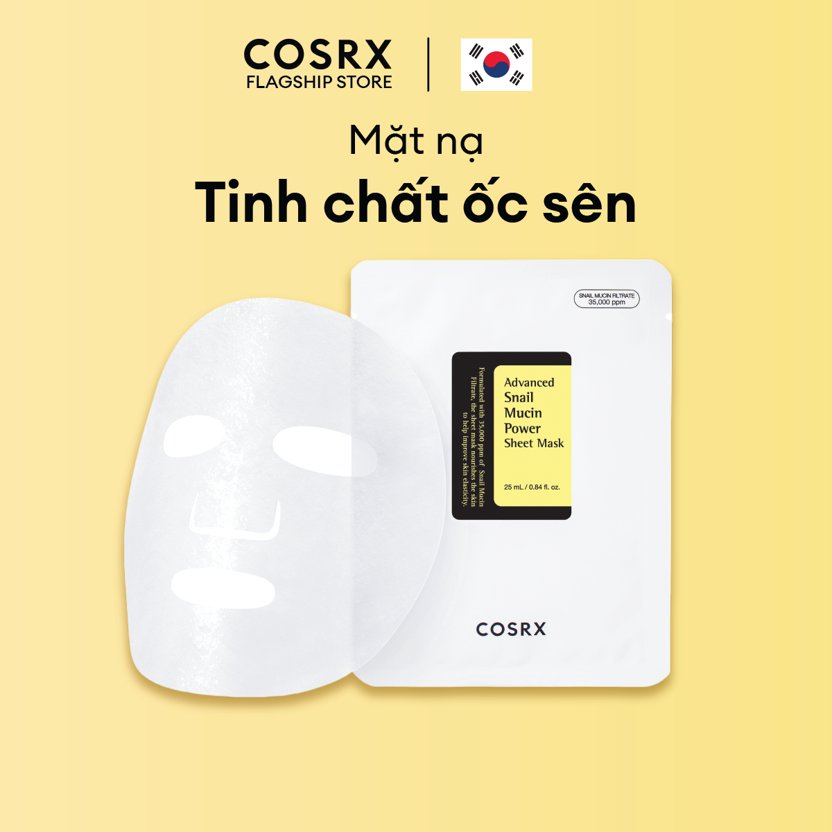 Mặt nạ COSRX Advanced Snail Mucin Power Sheet Mask