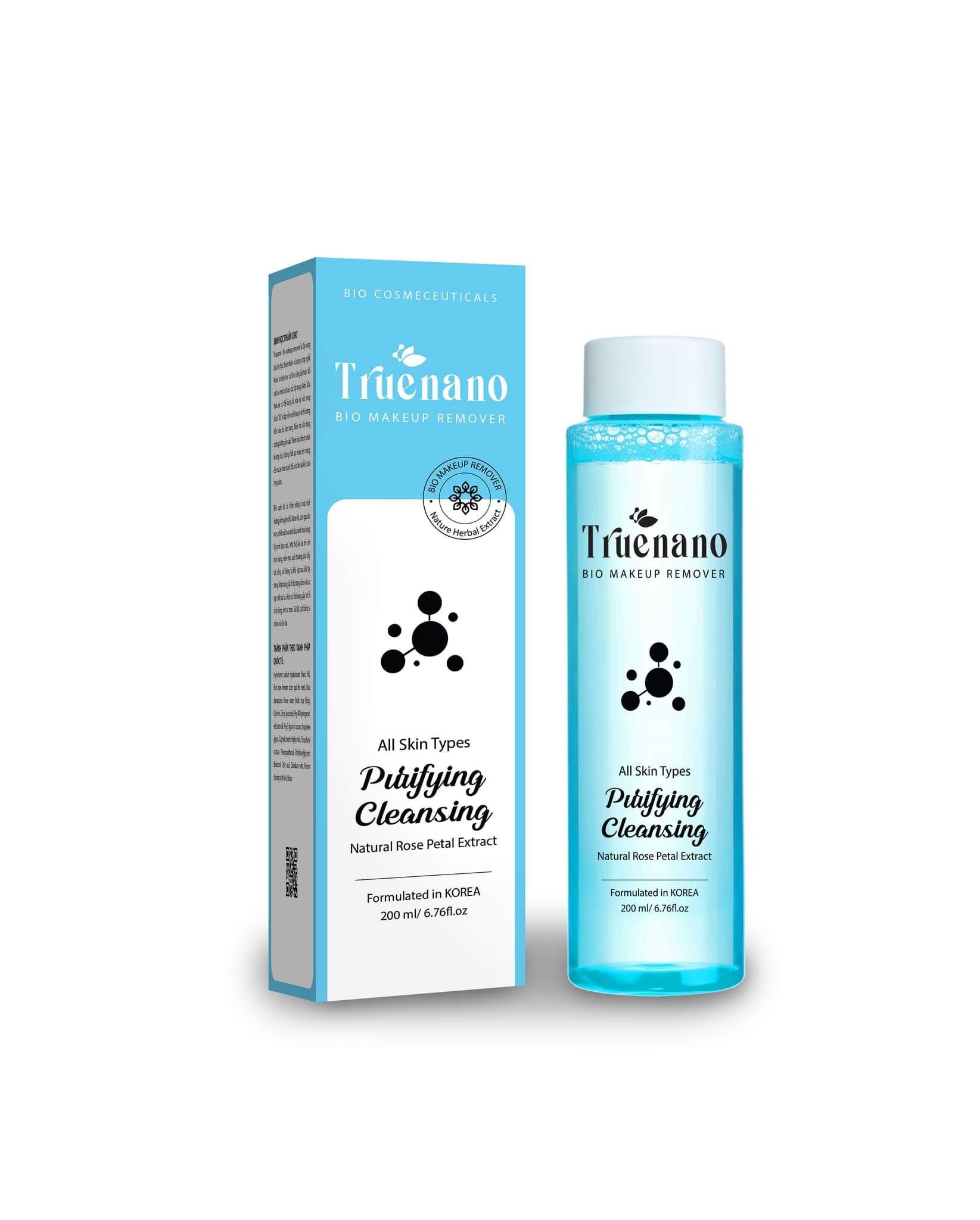 Tẩy Trang Sinh Học TRUENANO Bio Makeup Remover 200ml