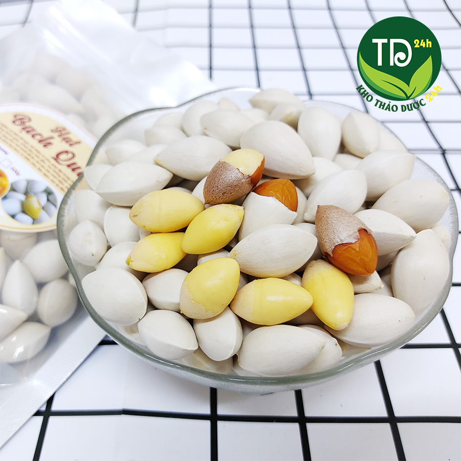 Bạch quả loại hạt to hàng nhập khẩu loại 1 nguyên liệu nấu chè chưng yến hầm gà cây lâu năm tốt cho trí não con người [100 gr - 1kg] I Kho Thảo Dược 24h