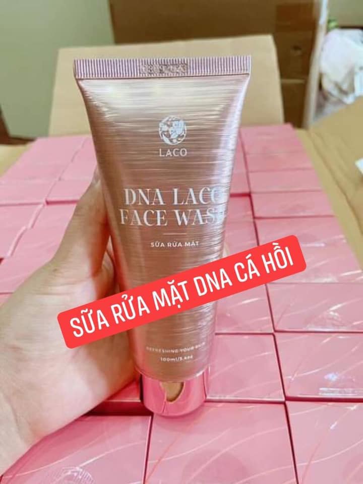 Sữa rửa mặt DNA cá hồi Chính hãng - Trắng da, tạo bọt, thu nhỏ lỗ chân lông, cấp ẩm, an toàn tái tạo làn da bạn - Dùng cho cả làn da dầu mụn nhạy cảm - Nam và nữ