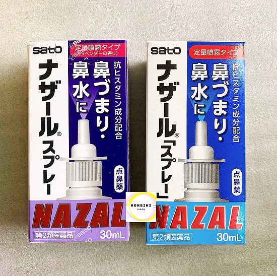 Xịt mũi Sato Nazal nghẹt mũi, sổ mũi 30ml