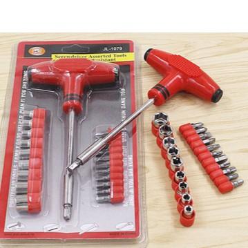 Bộ tua vít đa năng chữ T 22 chi tiết ,dụng cụ vặn ốc 22 đầu có thể thay đổi ,tô vít đa năng