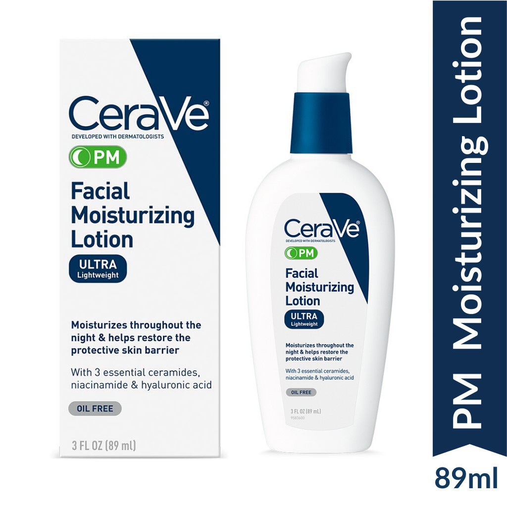 Kem Dưỡng Cerave Facial Moisturizing Lotion PM 4% Niacinamide Dưỡng Ẩm Ban Đêm