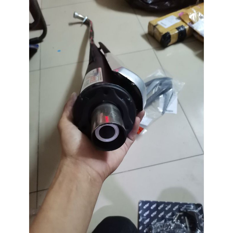 Pô xe máy uma v4 1 :1 kèm tiêu và che pô cho dream. Wave. sirius móc sẵn
