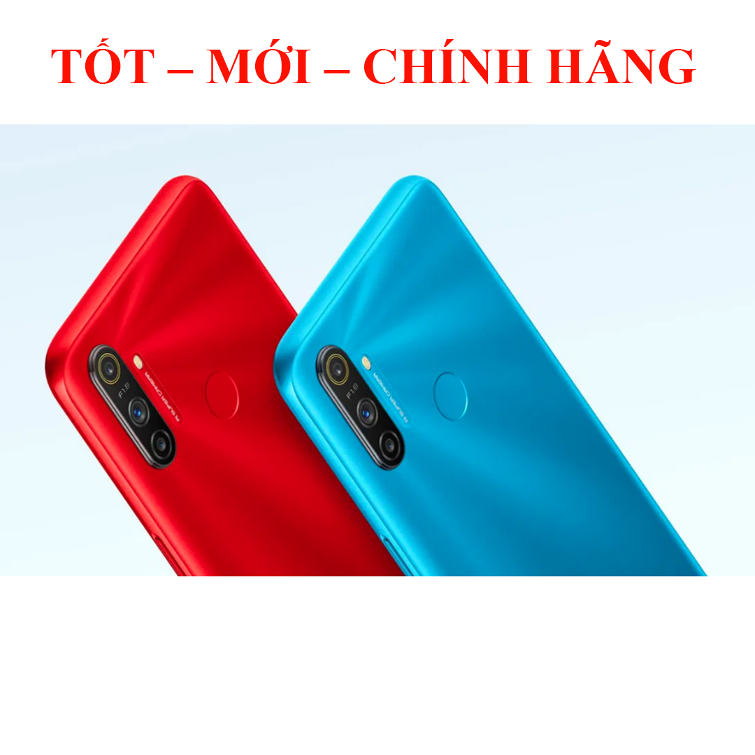 Điện Thoại Realme C3 32Gb ram 3Gb màu xanh và đỏ