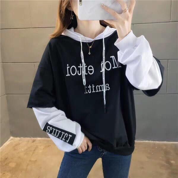[HCM](FREESHIP TOÀN QUỐC) ÁO HOODIE NỮ PHỐI MÀU HÀNG THIẾT KẾ MANG PHONG CÁCH TRẺ TRUNG NĂNG ĐỘNG
