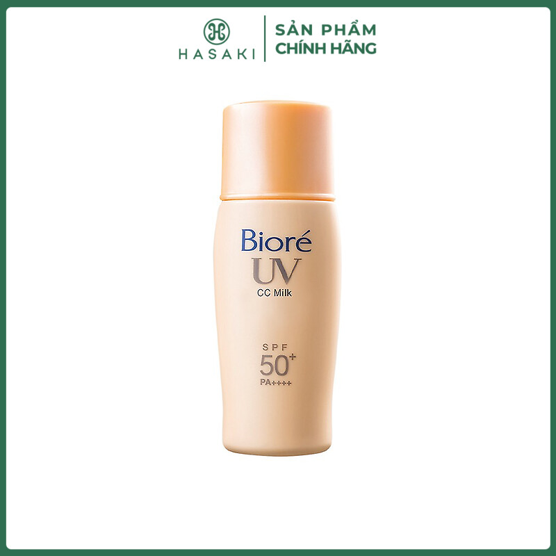  Sữa chống nắng lót nền trang điểm Biore UV Color Control CC Milk SPF50+ PA+++ 30ml 