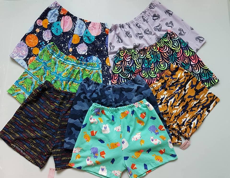 Set 5 quần đùi bé trai size đại 10 - 35 kg