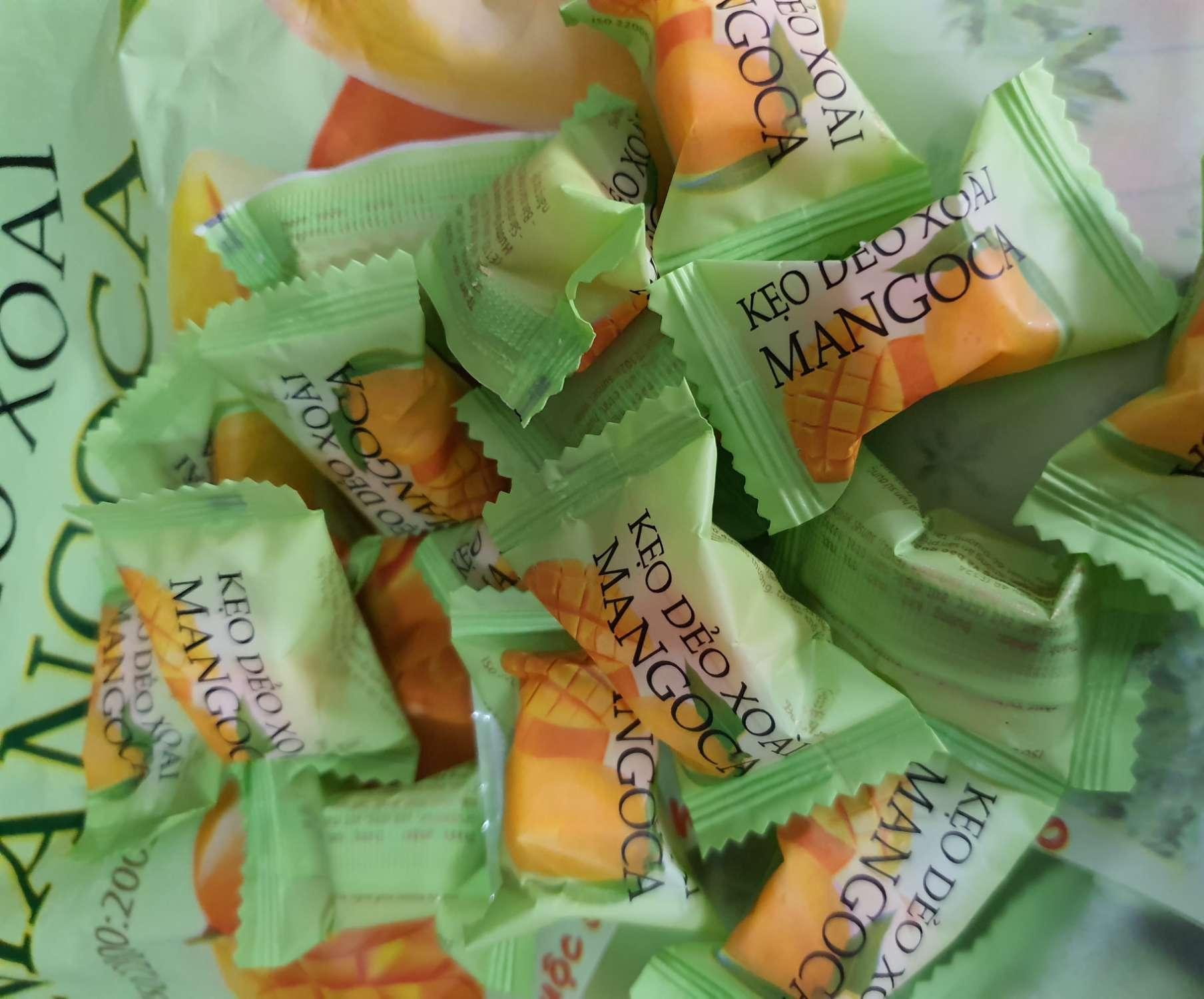 Kẹo dẻo xoài mangoca -combo 2 goi ×gói 350g date mới