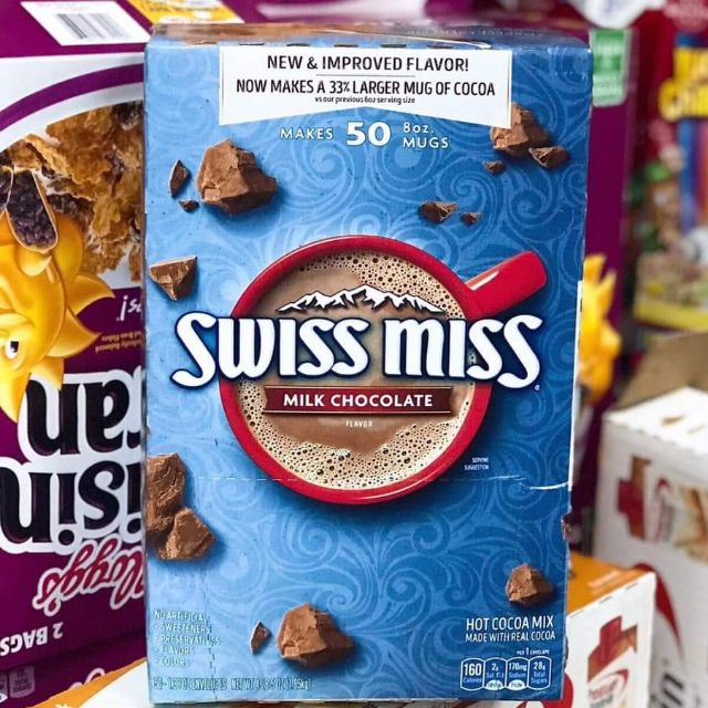 Bột cacao swiss miss - 50 gói - 1,95kg
