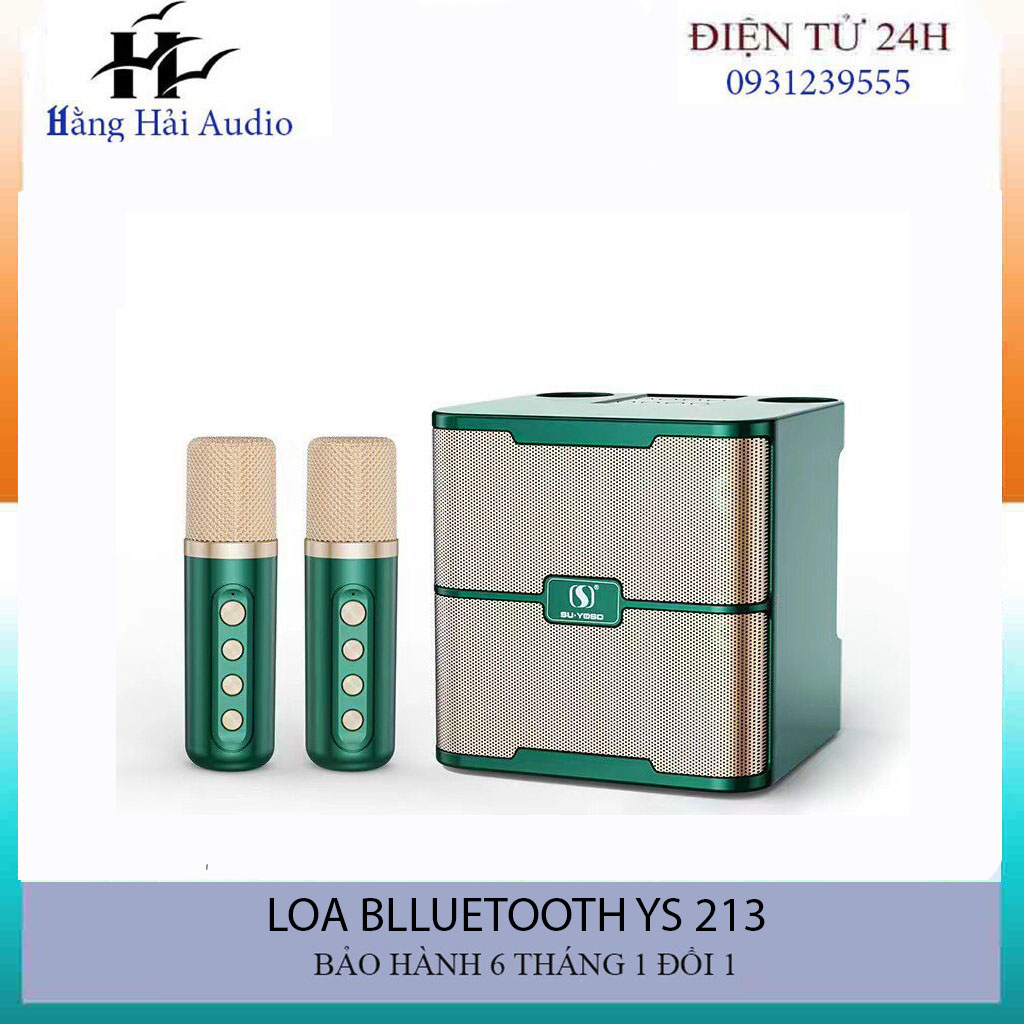 Loa bluetooth hát karaoke YOSD YS 213 chính hãng, tiếng ấm, mic bắt âm