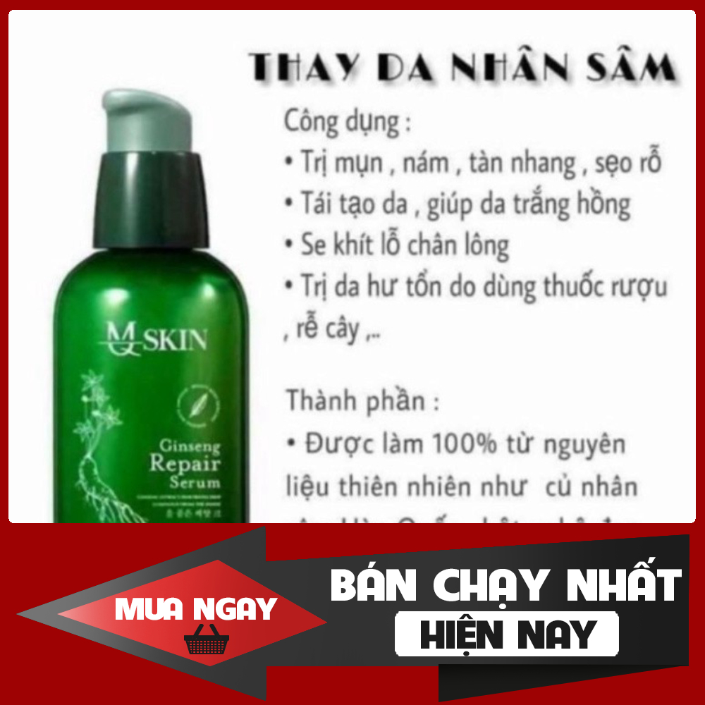 Erum thay da nhân sâm mq skin