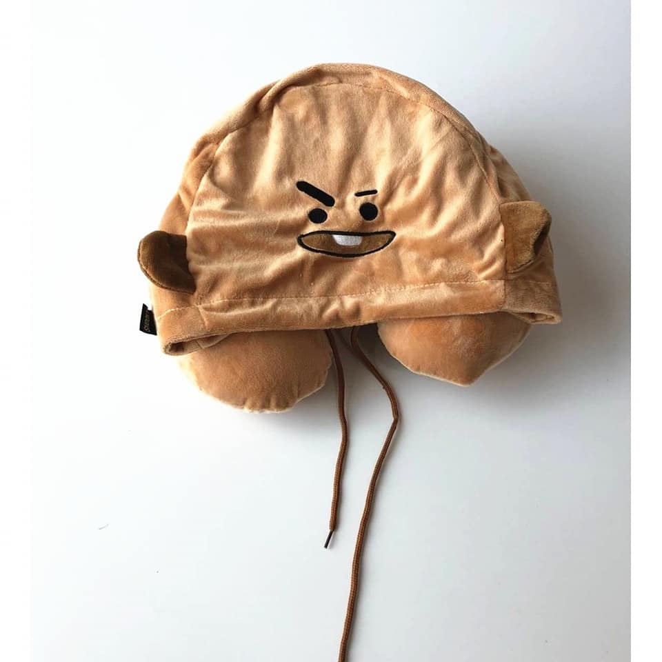 gối chữ U kèm mũ bt21