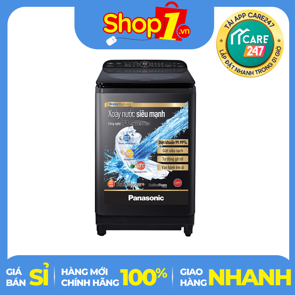 Máy giặt panasonic inverter 10.5 kg na-fd10vr1bv