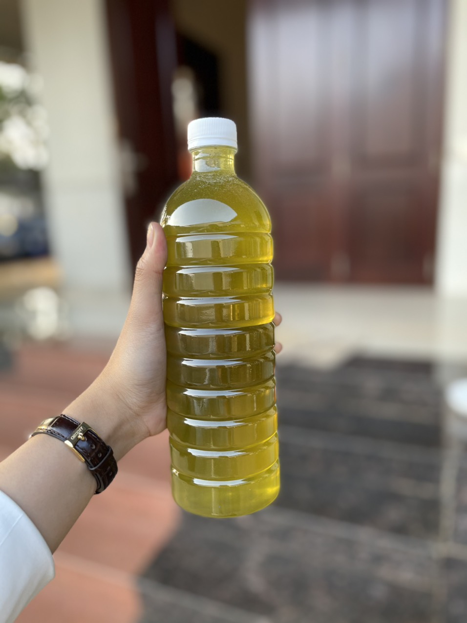 Mật ong hoa bạc hà 1l chuẩn có giấy cam kết