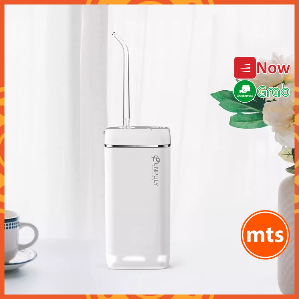 Máy tăm nước Enpuly M6 Plus siêu nhỏ gọn, tặng kèm 2 đầu phun chính hãng - Minh Tín Shop