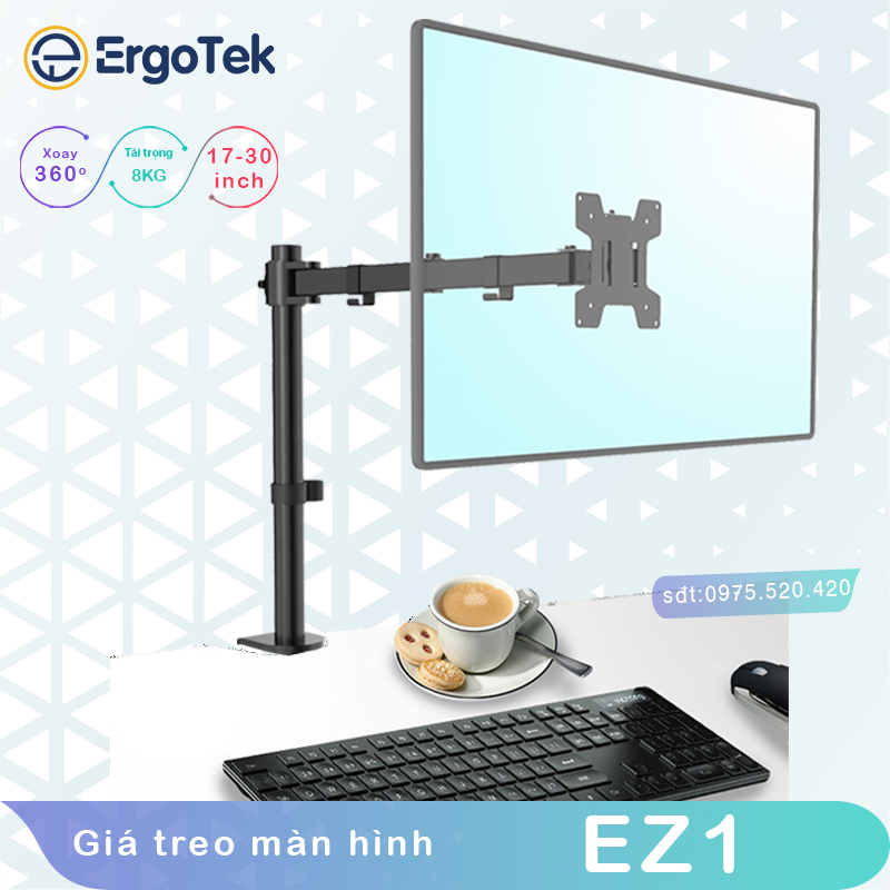XL02/ HW701 - Giá treo màn hình máy tính - Tay Đỡ Màn Hình Kẹp thành bàn [Màn hình 17 - 27 inch] [ Rẻ Hơn XL03 F80 H80 ]
