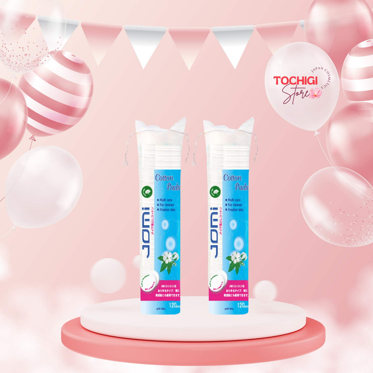 Bông tẩy trang Jomi 80 miếng/ gói và 120 miếng/ gói, sản phẩm cam kết đúng mô tả, chất lượng của sản phẩm đảm bảo và an toàn đến sức khỏe người sử dụng