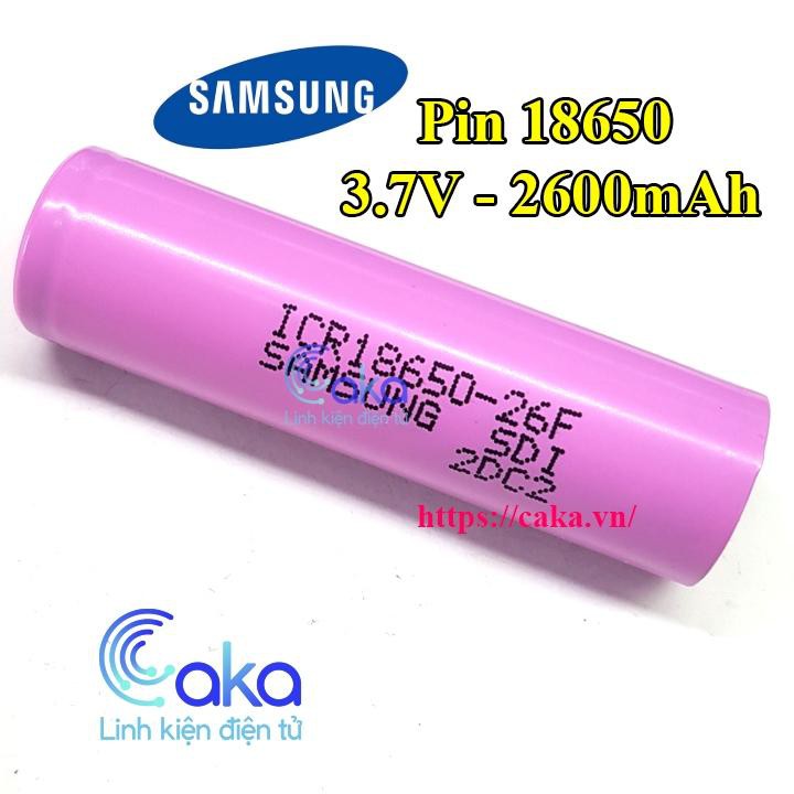 Cell pin 18650 samsung 3.7v 2600mah