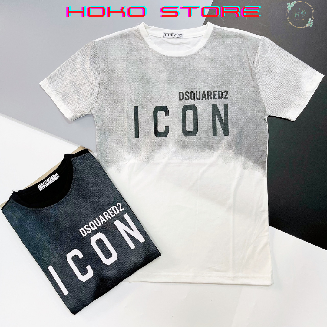 Áo thun nam cổ tròn hót trend mới HOKO MAN - HOKO008, Chất vải cotton cao cấp, loang màu in chữ nổi phong cách dân chơi sang chảnh (ảnh thật+video)