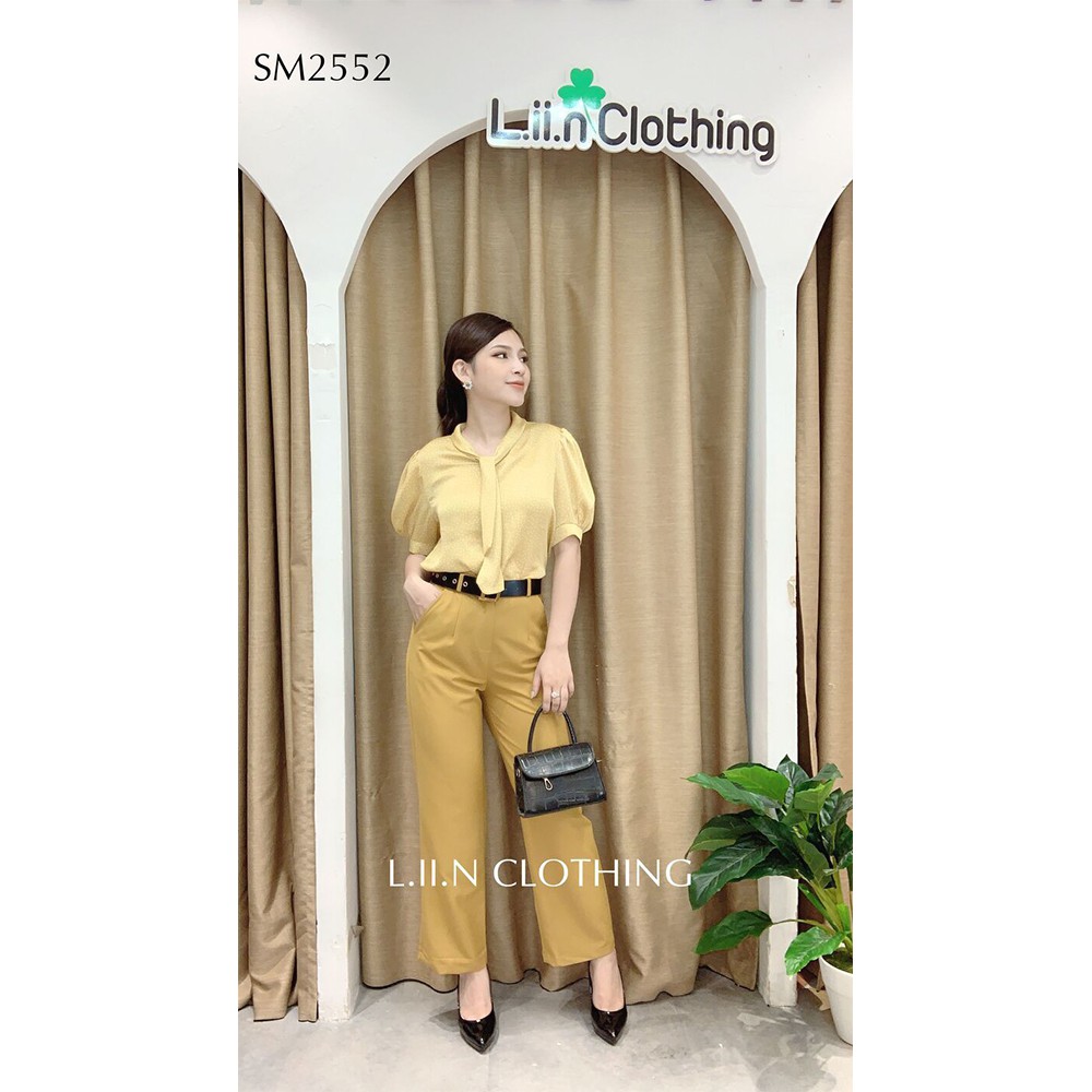 Áo vàng chấm bi liin clothing sm2552