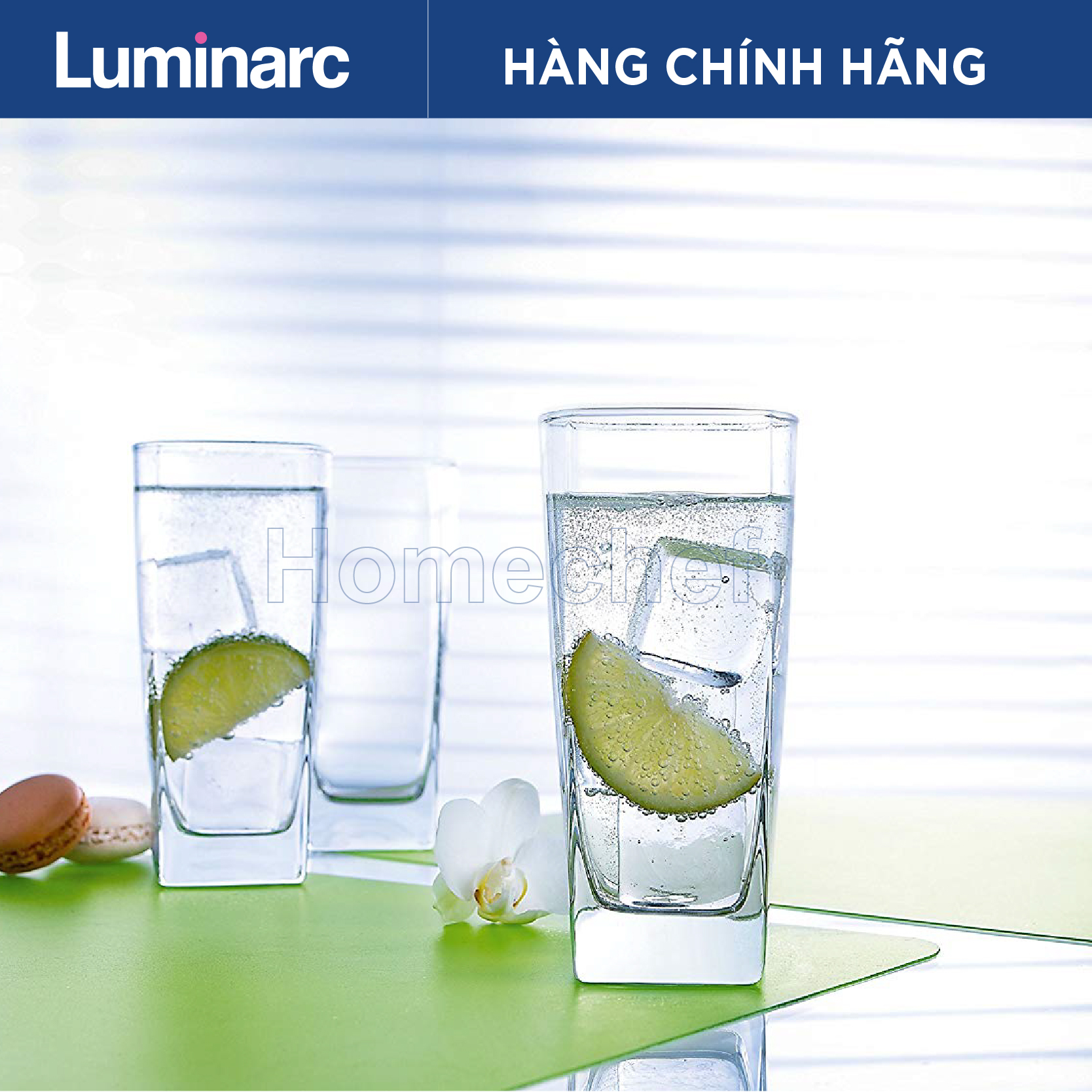 Bộ cốc thủy tinh Luminarc 330ml Sterling cao G2519 / J5387 / J1583 / L1712 - Hàng chính hãng, chất liệu thủy tinh trong suốt, chịu nhiệt cao, bảo đảm an toàn vệ sinh, thiết kế tinh tế sang trọng, đẹp mắt