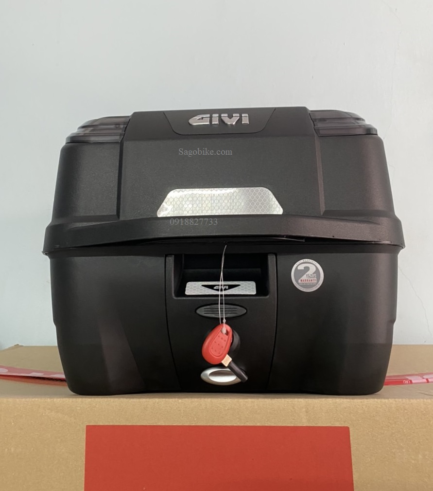 Thùng Givi B33N2M, thùng givi 33 lit, thùng gắn sau xe, hàng givi chính hãng, bảo hành 2 năm