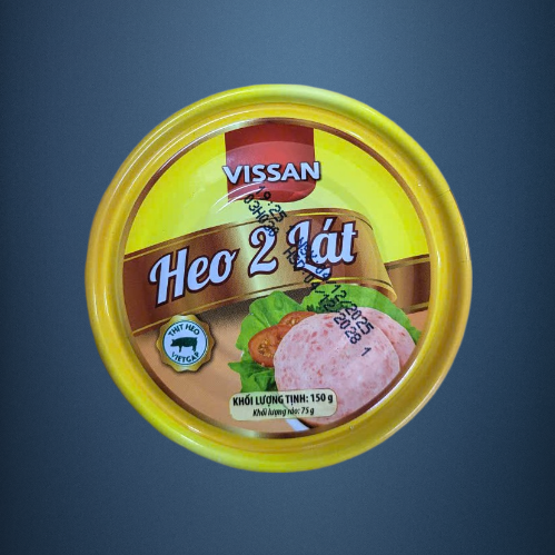 VISSAN - Hộp 2 LÁT 150g - HEO 2 LÁT Two Bits of Pork