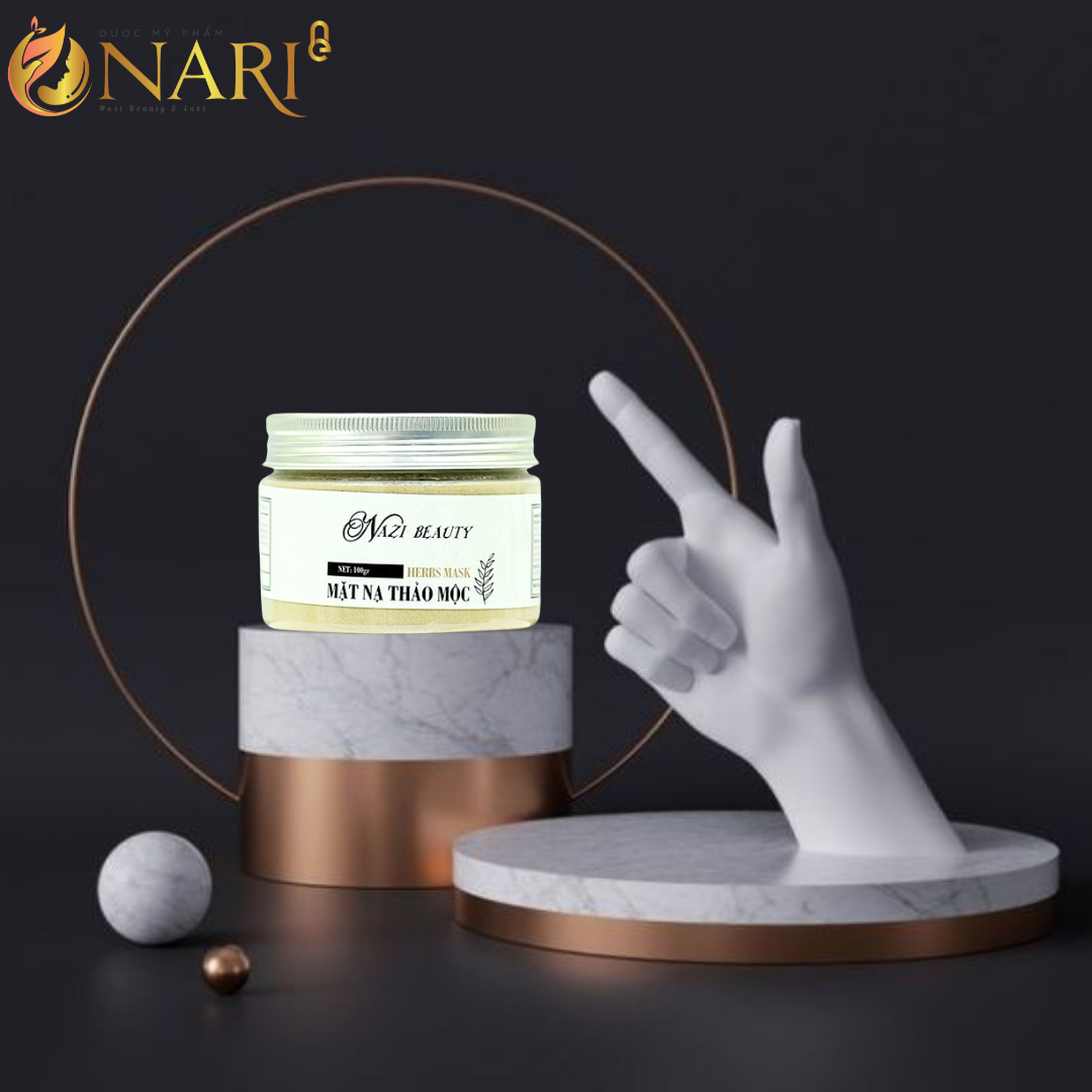 Mặt Nạ Thảo Mộc cosmetics NARI A8 khô se đầu mụn ,thải độc, chống lão hóa