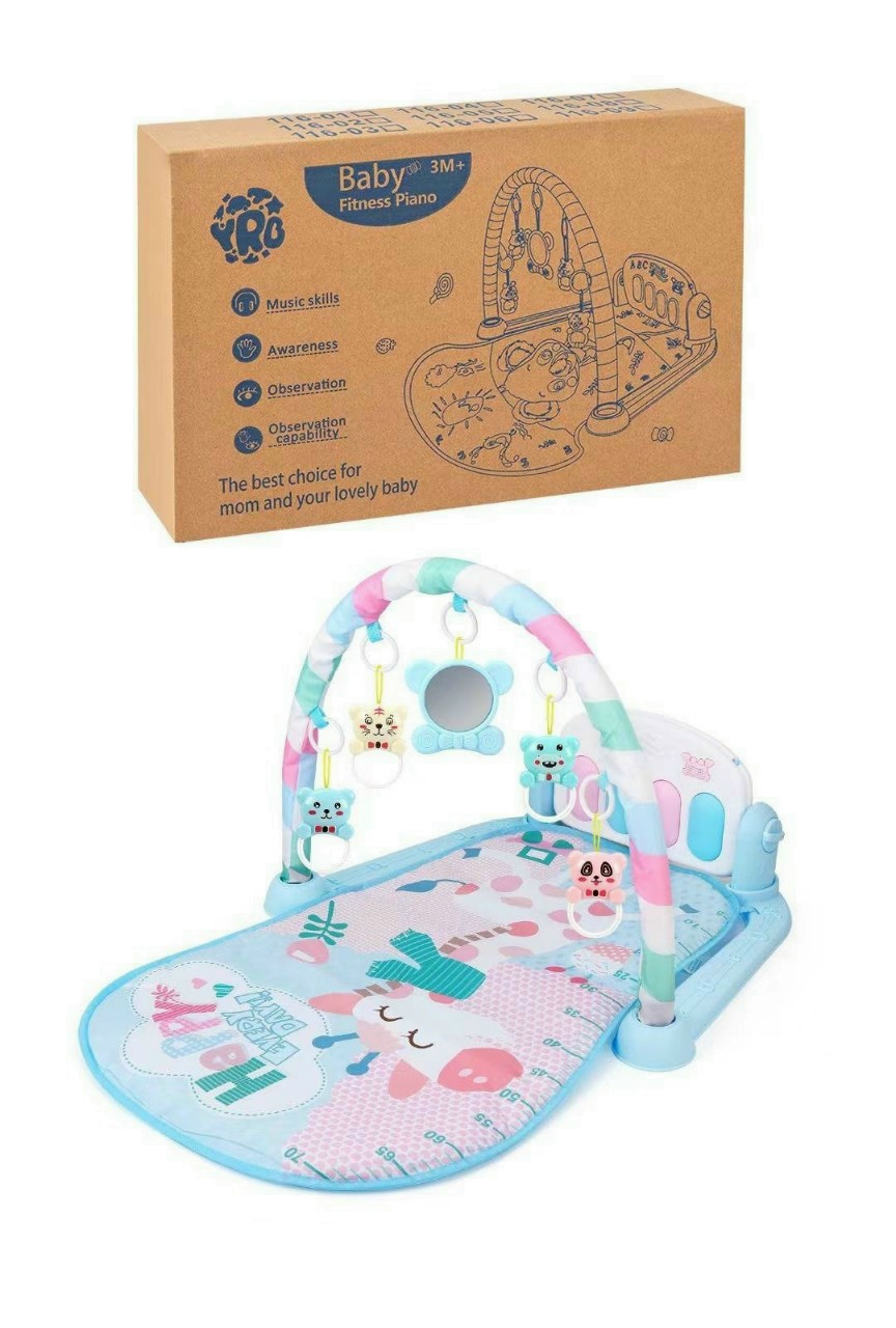 Thảm nhạc Piano cho bé nằm chơi có đèn và nhạc 9BABY