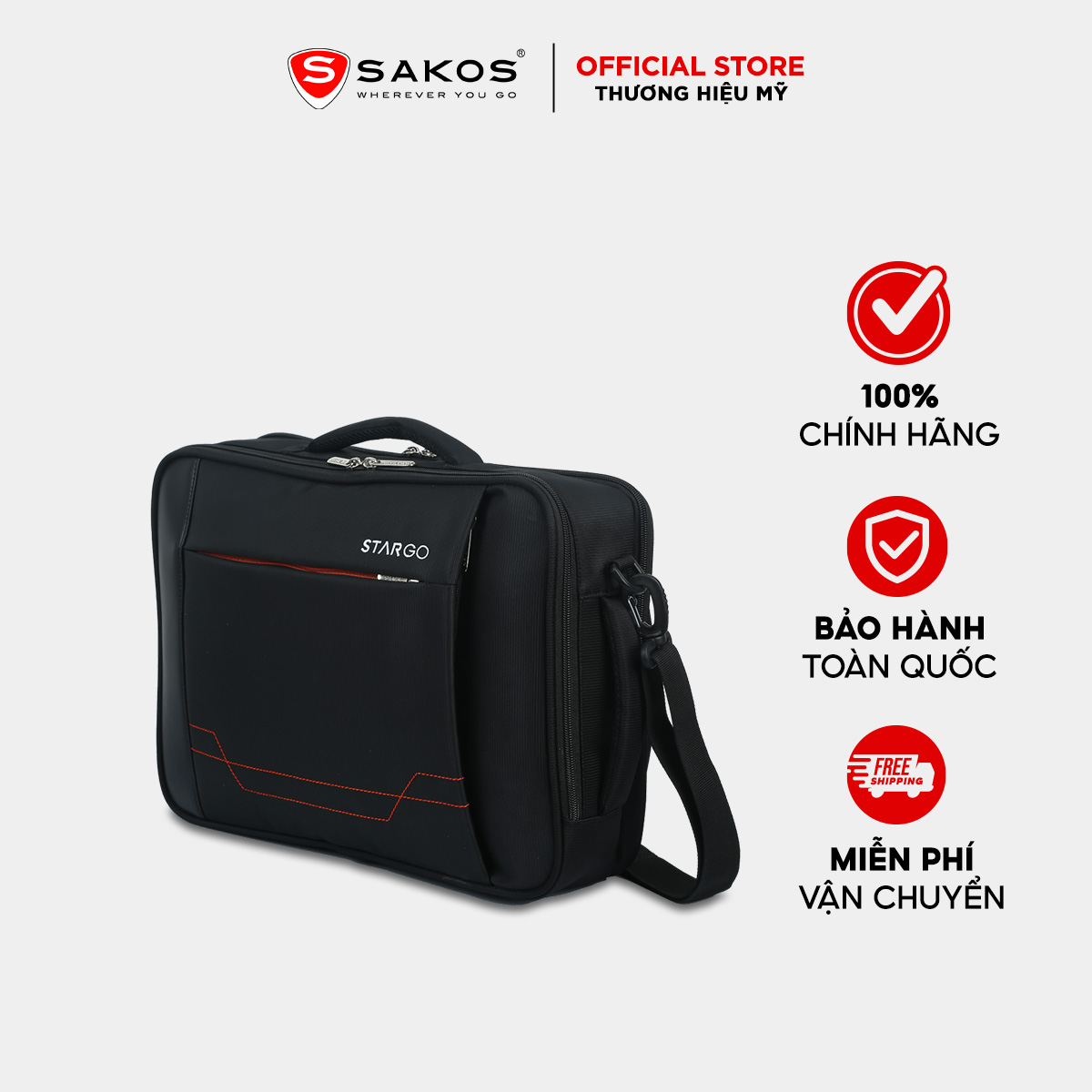  Cặp Đa Năng STARGO SIMPLEX 04 15.6 inch - Tùy biến linh hoạt 