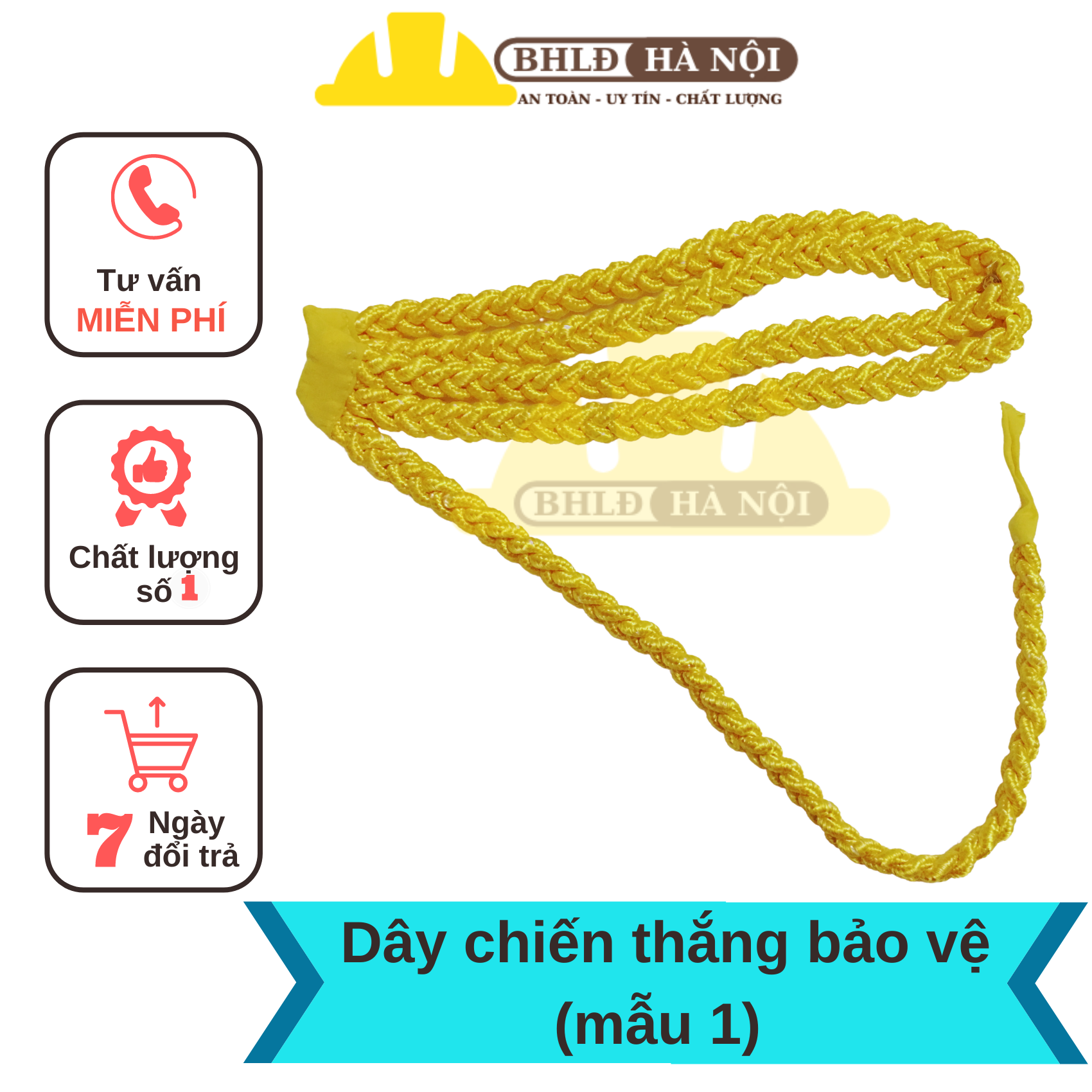 Dây chiến thắng cho bảo vệ [mẫu 1]