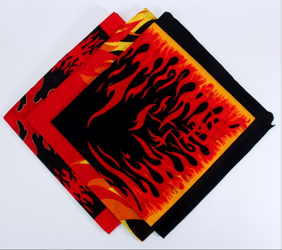 Khăn bandana lửa hip hop streetwear NHIỀU KIỂU DÁNG ĐẸP RẠNG NGỜI ĐẬM CHẤT NGẦU