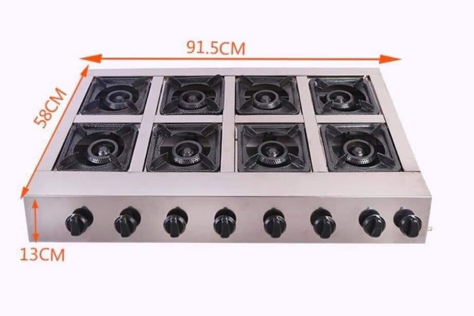 Bếp gas 8 họng - bếp gas 8 lò