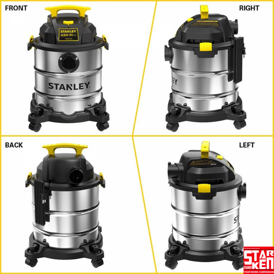 Máy hút bụi ướt, khô stanley sl19116 - 3000w/sl19417-6a - 4000w