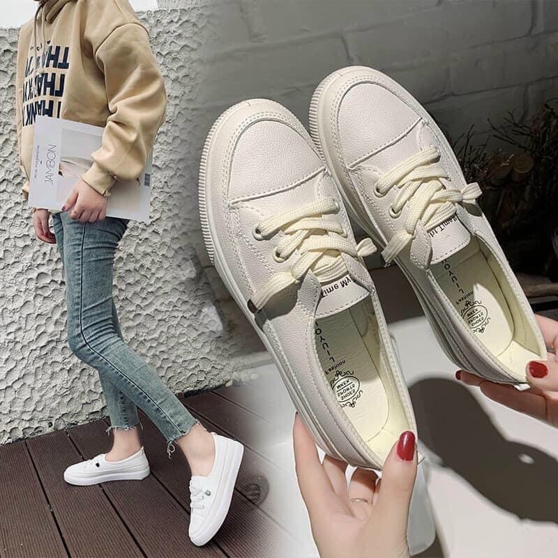 [Mã FAXANH245 giảm 10K đơn 50K] GIÀY SLIP ON HUYỀN THOẠI DÂY BUỘC
