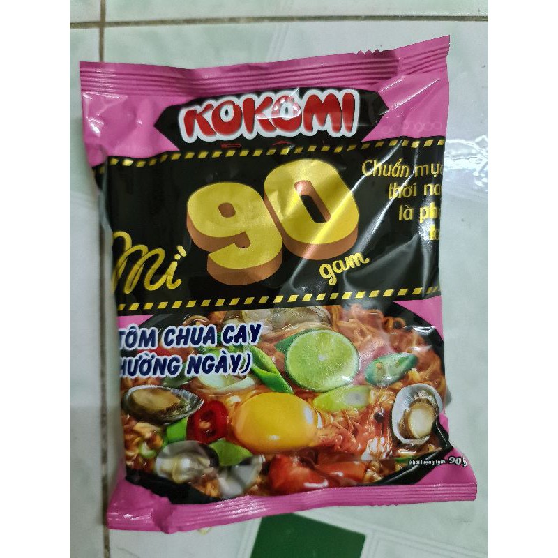 Mì Kokomi Đại 90 Tôm chua cay Thường ngày  gói 90g