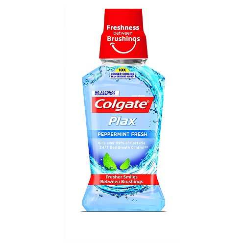 Nước súc miệng colgate plax bạc hà the mát 250ml