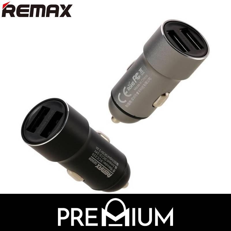 Củ sạc ô tô cao cấp   2 cổng USB 2.4A  sang trọng tiện lợi  Remax RCC220 2.4A - Phân phối bởi Vietstore