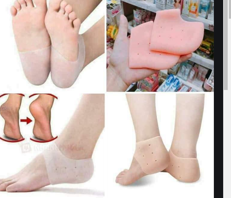 Bọc lót gót chân silicon, miếng lót gót chân silicon, Bao đeo bảo vệ gót chân, mang giày êm chân, chống chai nứt gót chân